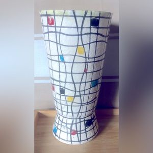 Italian Handmade Guildcraft Vase, Vintage Mid-Century Modern
